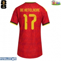 Belgia Charles De Ketelaere #17 Hjemmedrakt Dame VM 2026 Kortermet